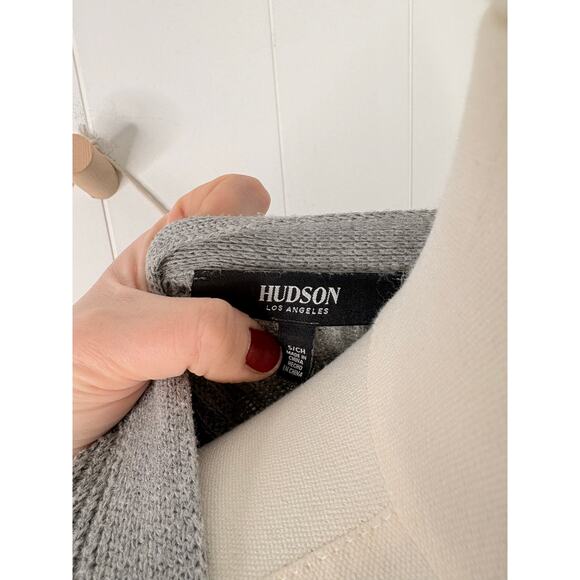 Hudson Gray Cardigan Sweater Size Small Chunky Knit Button Up - Picture 7 of 7